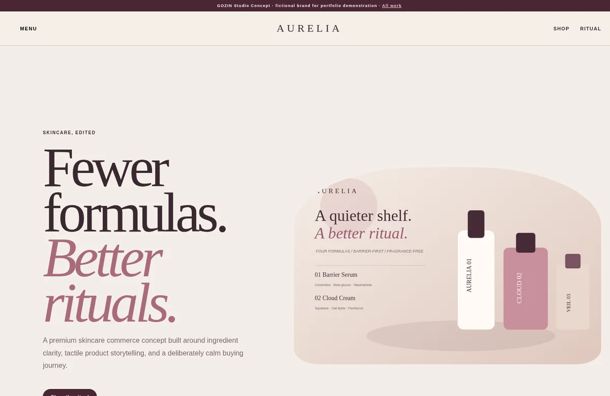 Aurelia Skin concept preview